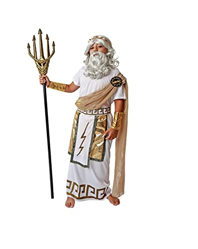 Juguetutto - Disfraz Dios Griego para niño (7-9 años)