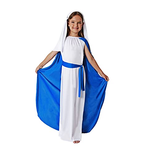 Juguetutto - Disfraz Virgen María para niña (7-9 años)