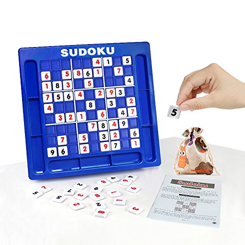JUNSHEN Sudoku plástico rompecabezas juegos de mesa clásico rompecabezas juguetes cerebrales rompecabezas digital juguetes para niños y adultos