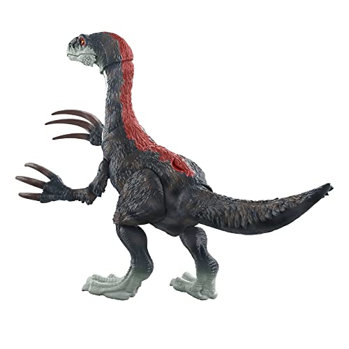 Jurassic World Dinosaurio Slasher Escapista con sonido Figura articulada de juguete que escapa de su jaula (Mattel GWD65)