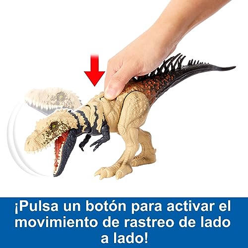 Jurassic World Gigantic Trackers Bistahieversor Dinosaurio de juguete, +4 años (Mattel HLP27)