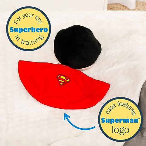 Kids Preferred DC Comics Superman - Peluche suave y abrazable, lindo juguete de peluche para niños y niñas, regalo para niños, hombre de acero, 11.5 pulgadas