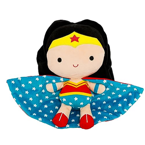 Kids Preferred DC Comics Wonder Woman - Peluche suave y abrazable para niños y niñas, regalo para niños, 11.5 pulgadas