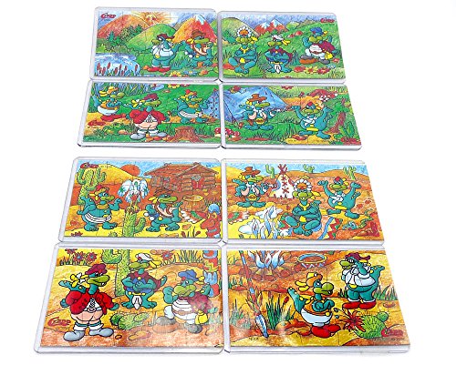 Kinder Überraschung Schwind Drachen Adventure Land Superpuzzle cada 8 con aletas de embalaje (Czapp)