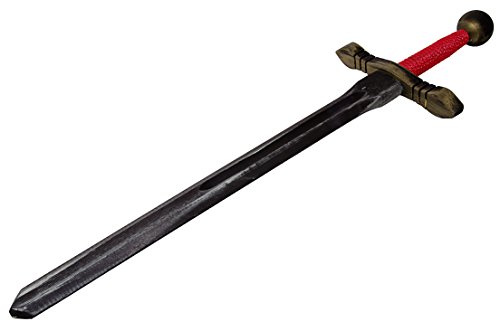King'S Arthur Espada roja 72 cm / 28 Pulgadas Nuevo Juguete de Madera para niños/niños Tema de Caballero Medieval