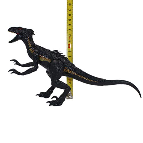 Kooshy Juguete de Dinosaurio jurásico, Figura de Dinosaurio del Indoraptor Mundial, Figura de acción de Velociraptor, Modelo Animal, niños, 15 cm