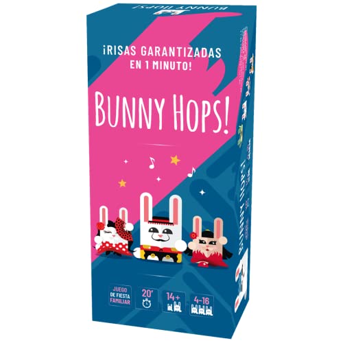 Kyhu SAS | Bunny Hops! | A Partir de 14 años | De 4 a 16 Jugadores | 20 Minutos | Español | Party Game