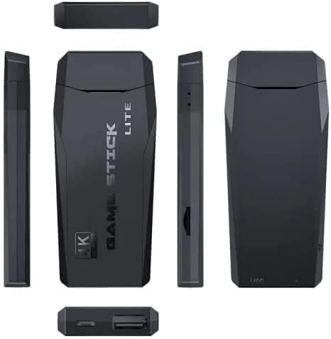 Kynely-Consola Retro. Consola de Videojuegos Retro con 9 emuladores, más de 10,000 Juegos, Salida HDMI 4K,10000 Juegos, Game Stick 4k, 2 Mandos inalámbricos de 2.4 GHz para conectar a la TV (64 GB)