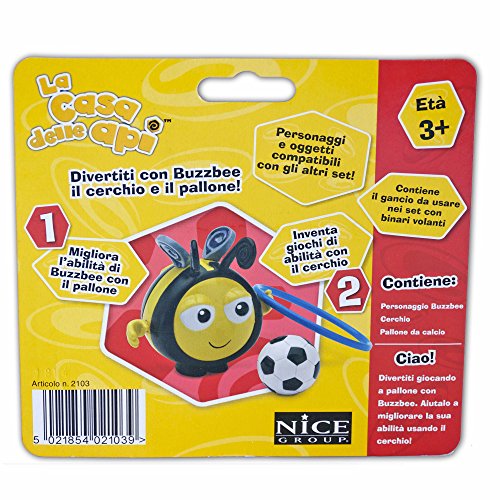 La Colmena Feliz- API Buzz Bee Palla The Hive Juegos de Habilidad, Multicolor (Toy Partner 12103)