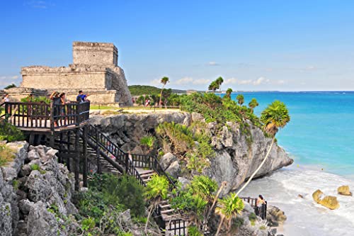 Lais Puzzle Tulum, el Sitio de una Ciudad Maya precolombina amurallada Que sirvió como un Importante Puerto para Coba, en el Estado Mexicano de Quintana Roo 2000 Piezas