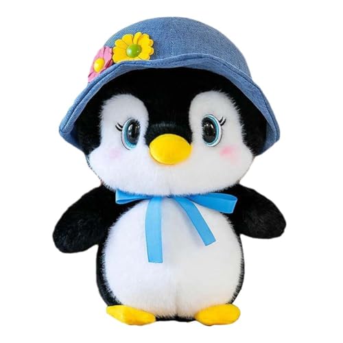 LAjuu Peluche de Pingüino, Pingüino de Peluche de Juguete de Peluche, Juguete de Peluche Dibujos Animados, para Niños y Bebés para Jugar, Abrazar y Coleccionar, 25cm