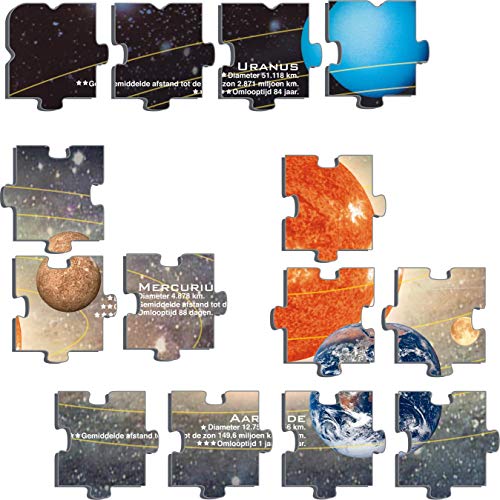 Larsen SS1 Sistema Solar, edición en Holandés, Puzzle de Marco con 70 Piezas