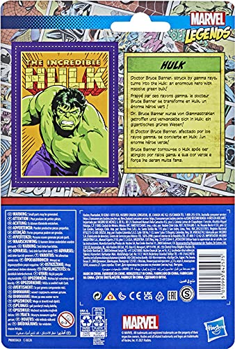 Las leyendas de Marvel recuerdan – El Doctor Hulk Bruce Banner golpeado por rayos Gamma te transforma en la Hulk: un gran héroe con masa verde masiva.