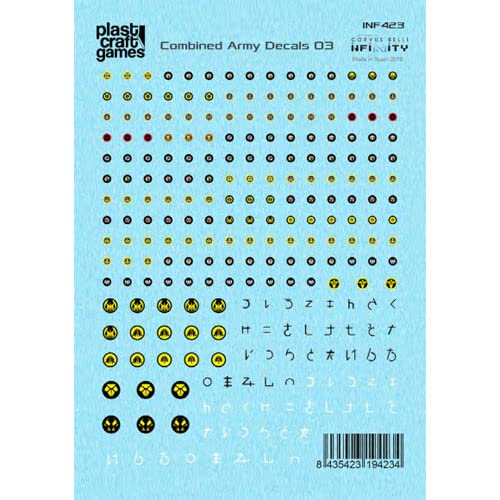 Last level- PCG: Infinity Decals-Combined Army 03 Pegatinas, Multicolor (ZPCGINF423)