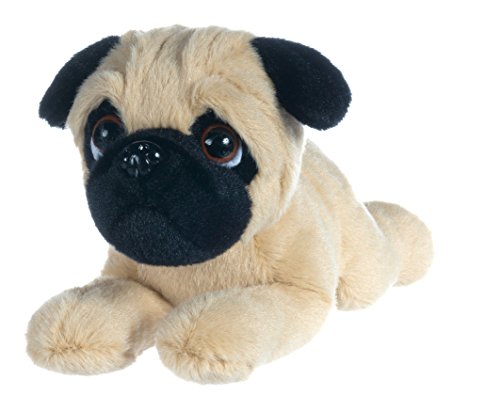 LB Super Cute Lying Pug Soft Toy 23 cm