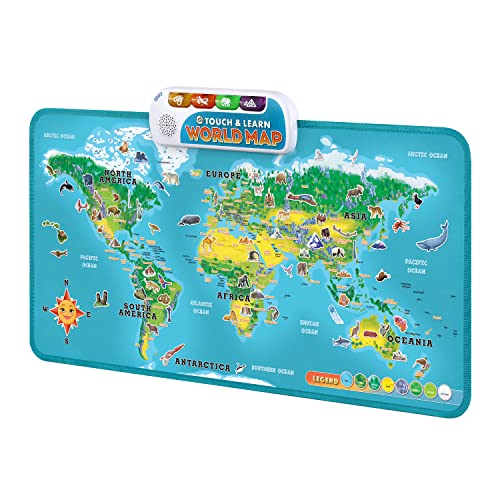 LeapFrog Toque y aprenda mapa del mundo