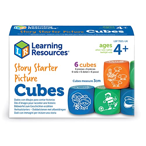 Learning Resources- Cubos de Fotos Story Starter, Multicolor, Talla única (LSP7021UK)
