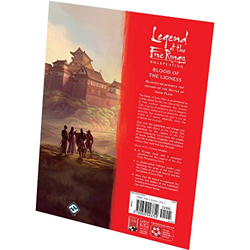 Legend of The Five Rings Roleplaying: Blood of The Lioness Roleplaying Game for Teens and Adults Ages 14+ for 2 to 6 Players Average Playtime 3 - 4 Hours Made by Edge Studio (L5R15)