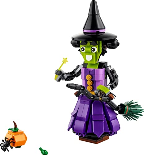 LEGO 40562 Creator 3 en 1 Halloween edición limitada de bruja mística construida con gato espeluznante alternativo o dragón construye 257 piezas perfectas para Halloween