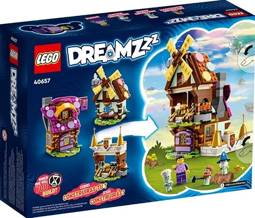 LEGO 40657 DREAMZzz Dream Village 7+ 434 piezas nuevas para 2023 Construye un caprichoso pueblo de ensueño recreando escenas emocionantes del programa de televisión