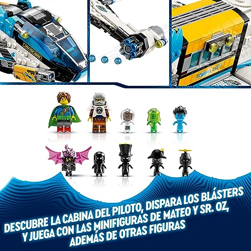 LEGO 71460 DREAMZzz Autobús Espacial del Sr. Oz, Autobús del Transbordador Espacial de Juguete para Construir de 2 Formas, con Mateo, Z-Blob y Logan