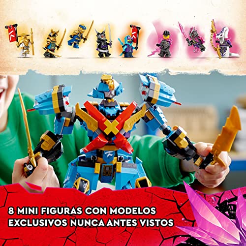 LEGO 71775 Ninjago Meca Samurái X de NYA, Figura de Acción para Construir, Serie TV Crystallized, Robot de Juguete, para Niños, Reyes Magos