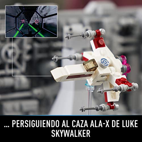 LEGO 75329 Star Wars Diorama: Ataque a la Estrella de la Muerte, Maqueta para Construir para Adultos, Luke Skywalker y Darth Vader, Coleccionable