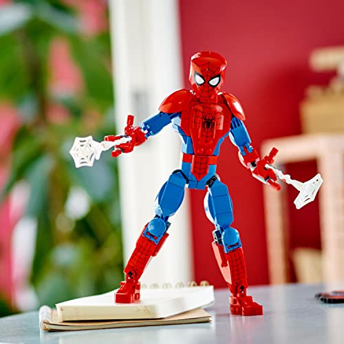 LEGO 76226 Marvel Figura de Spider-Man Articulada, Juguetes para Niños y Niñas, Set de Acción, Modelo Coleccionable de Superhéroe, Regalo de Película