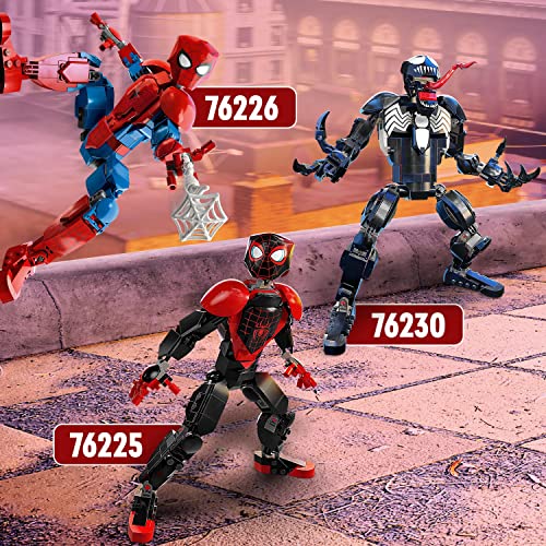 LEGO 76226 Marvel Figura de Spider-Man Articulada, Juguetes para Niños y Niñas, Set de Acción, Modelo Coleccionable de Superhéroe, Regalo de Película