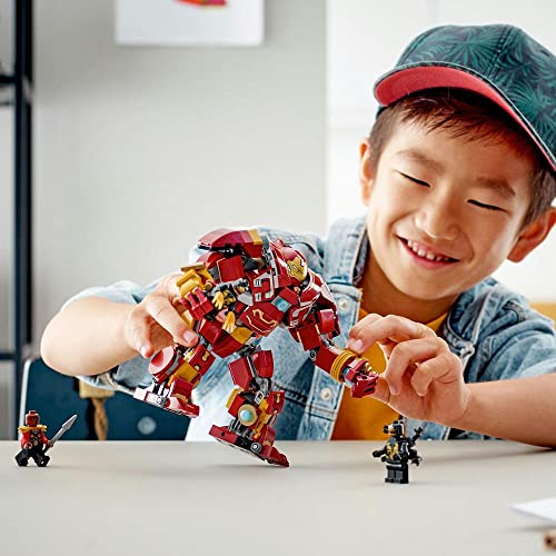 LEGO 76247 Marvel Hulkbuster: Batalla de Wakanda, Juguete de Vengadores para Construir, Regalo para Niños y Niñas de 8 Años, Figura de Acción, Mini Figura Bruce Banner, Película Infinity War