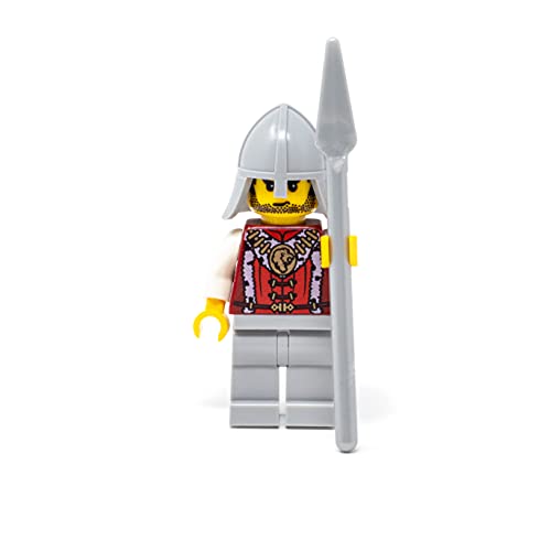 LEGO Castillo de Kingdoms, caballeros del ejército con 2 x 5 caballeros de león con lanas y bigotes y reina, juego de 11 figuras