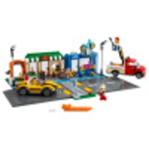 LEGO City Shopping Street 60306 Building Kit; Cool Building Toy for Kids, New 2021 (533 Pieces)