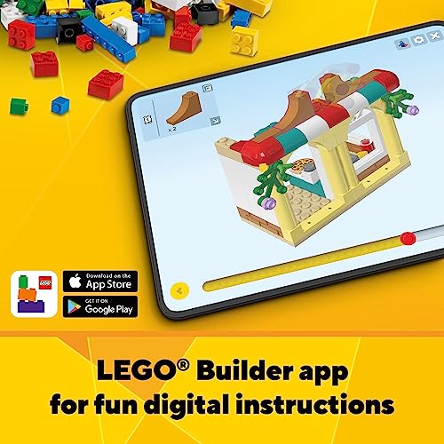 LEGO Creator Space Roller Coaster 31142 - Juego de juguetes de construcción 3 en 1 con una montaña rusa, torre de caída o carrusel más 5 minifiguras, parque de atracciones reconstruible, juguete de