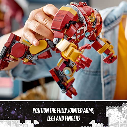 LEGO Marvel The Hulkbuster: The Battle of Wakanda 76247, figura de acción, juguete para construir con minifigura de Hulk Bruce, Avengers: Infinity War Set para niños