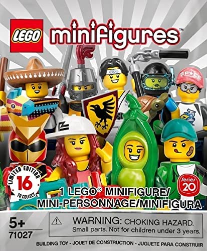 LEGO Minifigures Series 20 - Disfraz de llama para niña con capa azul extra - 71027