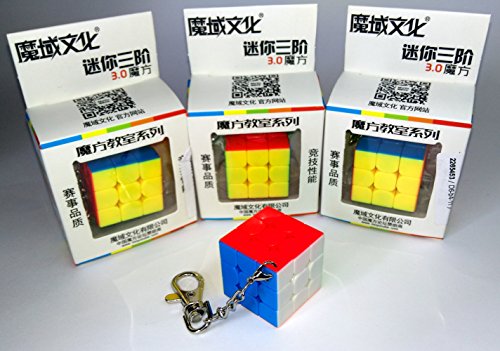 LEVEL25 Llavero cubo mágico cube puzzle regalo original 3x3, 3x3x3, velocidad