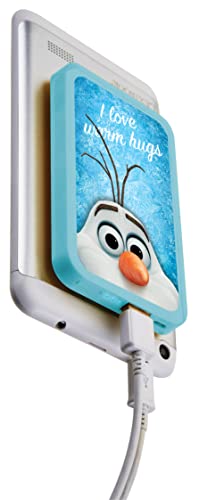 LEXIBOOK LEXIBOOK-PB2600FZ Disney Frozen portátil para Smartphone, Cargador con ventosas, powerbank 4.000 mAh, Cable Micro USB 2.0 PB2600FZ, Color Azul Claro