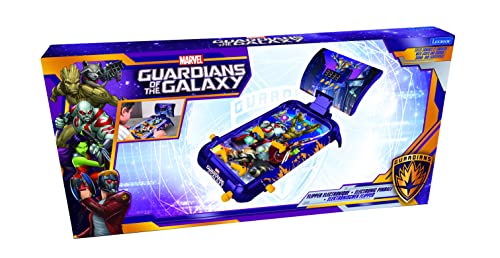 Lexibook Marvel Guardians of the Galaxy Máquina electrónica de pinball de mesa, juego de acción y reflejo para niños y familias, pantalla LCD, efectos de luz y sonido, púrpura, color morado, (JG610GG)