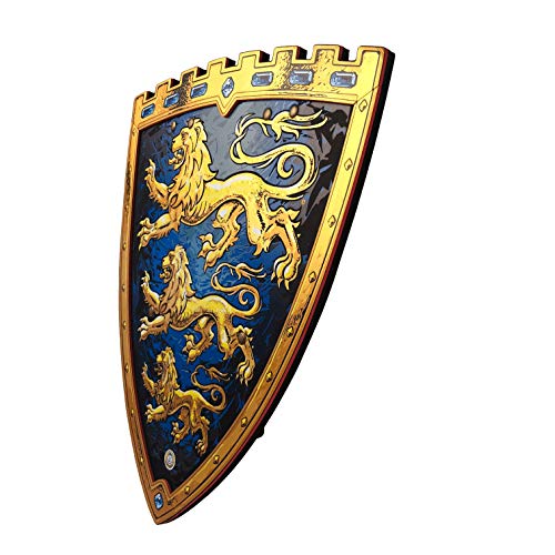Liontouch - Escudo del Rey León Triple | Juguete Medieval de Espuma para Niños Listos para Aventuras en el Reino | Armas y Armadura Seguras para Disfraces, Juegos de rol y Trajes Reales de Niños