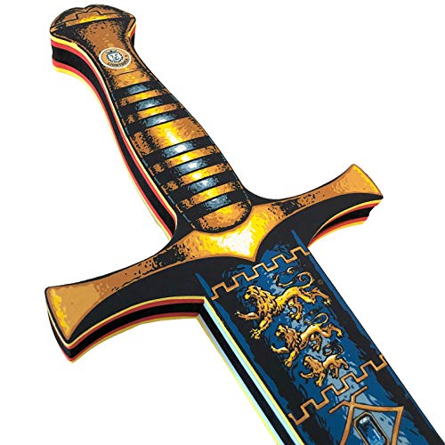 Liontouch - Espada del Rey León Triple | Juguete Medieval de Espuma para Niños Listos para Aventuras en el Reino | Armas y Armadura Seguras para Disfraces, Juegos de rol y Trajes Reales de Niños