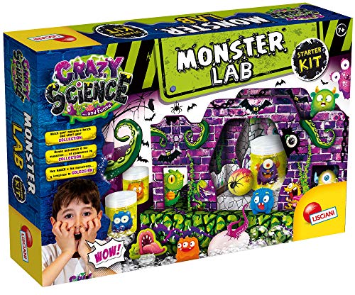 Lisciani – Crazy Science – El laboratorio de los monstruos Starter KIT - Juego Educativo Científico para niños a partir de 7 años
