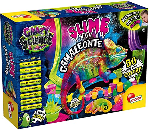 Lisciani Giochi - Crazy Science Doctor Slime Camaleón Todos Colores, 89246