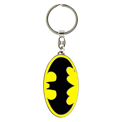 Logoshirt DC Comics - Superhéroe - Batman Logo Llavero - Key-Ring - coloreado - Diseño original con licencia