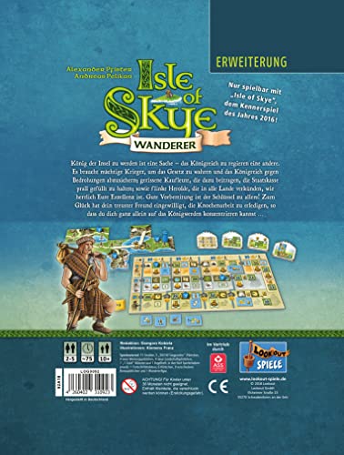 Lookout Games 22160092 – Isle of Skye – Senderismo (ampliación al Juego de conocimientos del año 2016) de Alexander Pfister y Andreas Pelikan