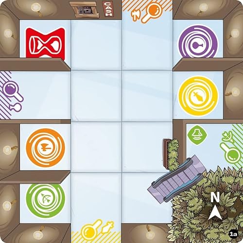 Lote Magic Maze versión francesa + extensión Hidden Roles + 1 abrebotellas Blumie (Base + Hidden Roles)
