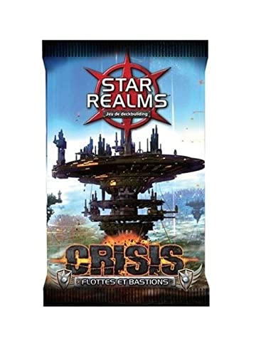 Lote Star Realms versión francesa Pack Crisis: eventos + héroes + bases y naves + flotas y bastiones + 1 abrebotellas Blumie (Crisis)