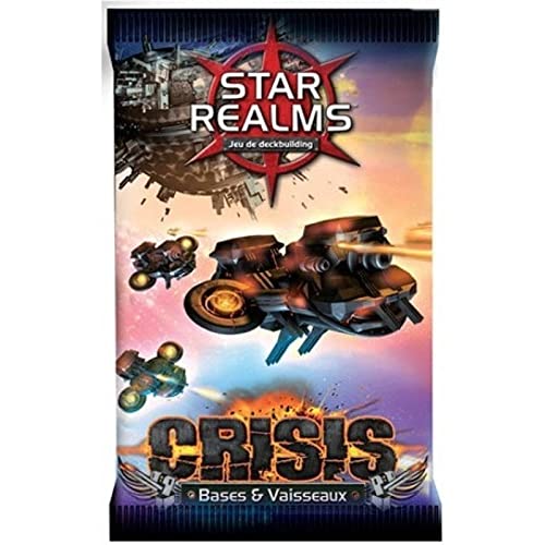 Lote Star Realms versión francesa Pack Crisis: eventos + héroes + bases y naves + flotas y bastiones + 1 abrebotellas Blumie (Crisis)