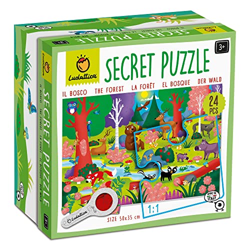 Ludattica Secret Puzzle 24 Pcs The Forest Official Merchandising