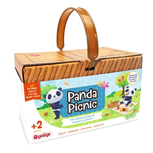 Ludilo - Panda Picnic | Juguetes Niños 2 Años | Juegos Educativos Niños 2 Años | Juegos para Niños | Regalo Niño 2 Años Y Niña | Juguetes Niña 2 Años