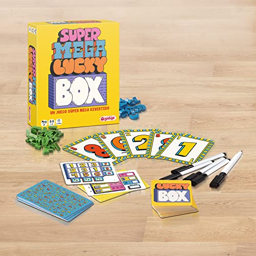 Ludilo - Super Mega Lucky Box | Juegos De Mesa Niños 8 Años Y Adultos | Juegos De Cartas para Niños Y Adultos | Juegos Reunidos 1 A 6 Jugadores | Juegos De Mesa Niños